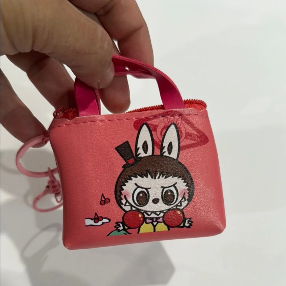 Labubu Mini Tote Coin Bag and Keychain - Picture 4 of 6